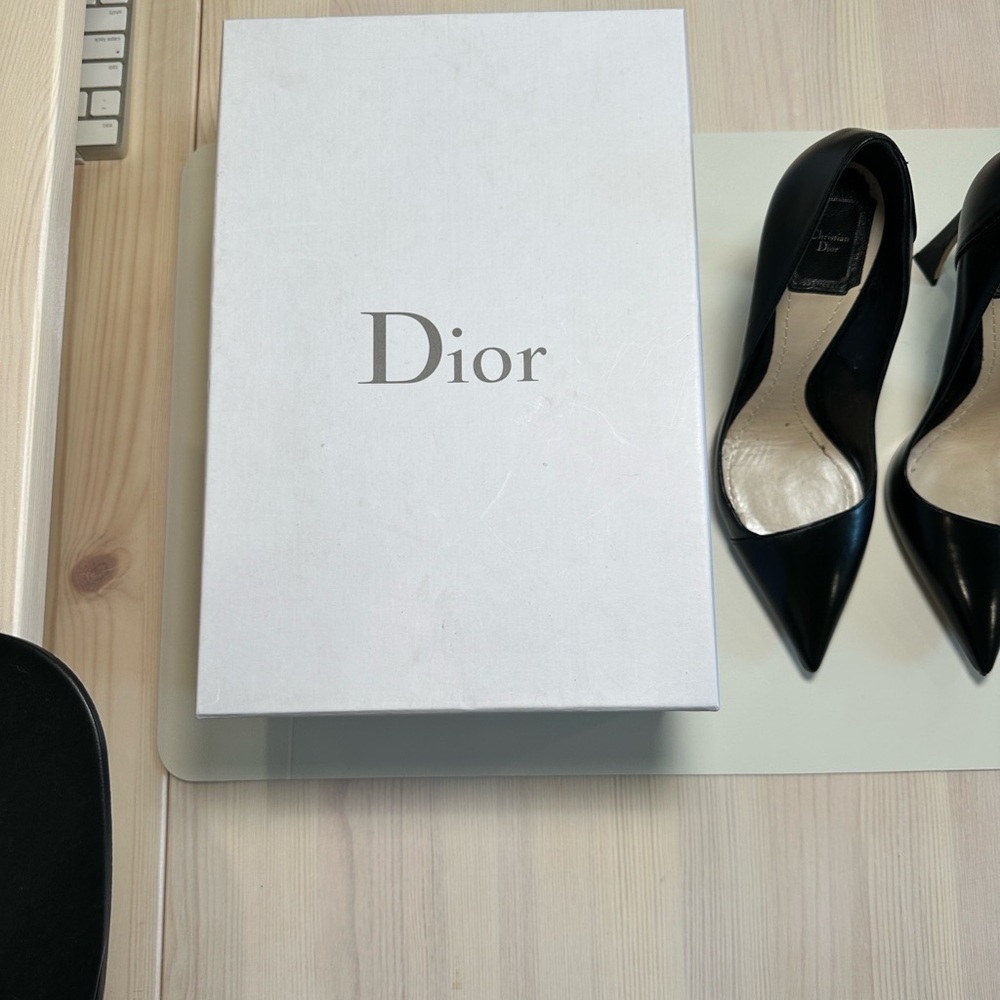 Dior Black Pointed Toe Heels (Dior Songe Pump 10cm) - Picture 4 of 7